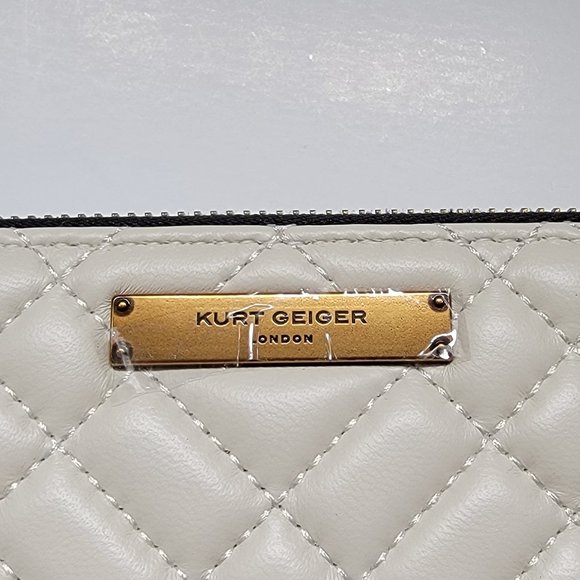 Kurt Geiger London Quilted Leather Zip Around Wallet - Picture 8 of 12